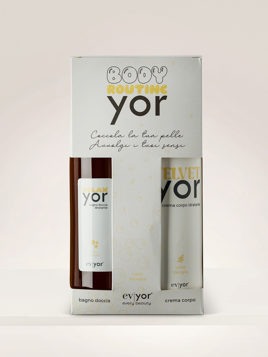 Kit Bagno Latte Vaniglia Body Routineyor