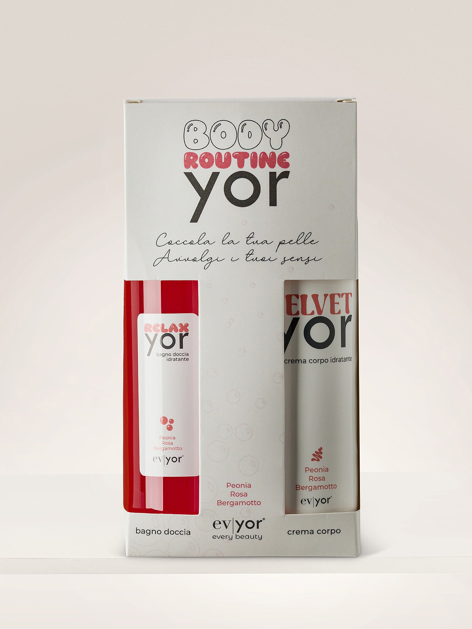 Kit Bagno Peonia Body Routineyor