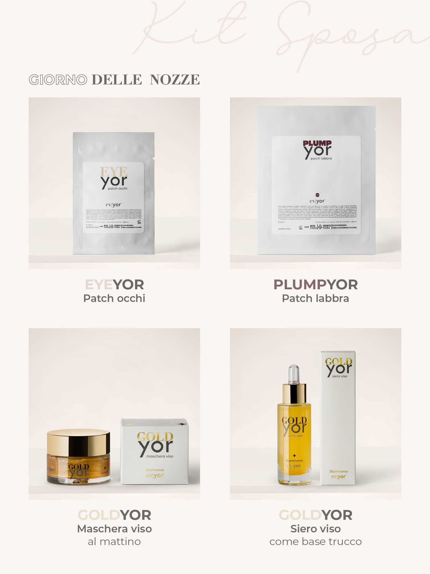 Kit Sposa – Giorno delle nozze