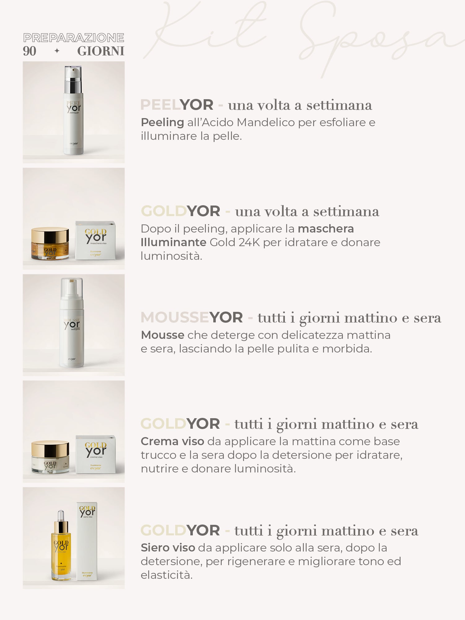 Kit Sposa – Preparazione 90 giorni